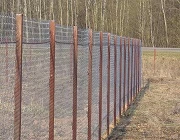 Ремонт секционного сетчатого забора Ремонт секционного сетчатого забора